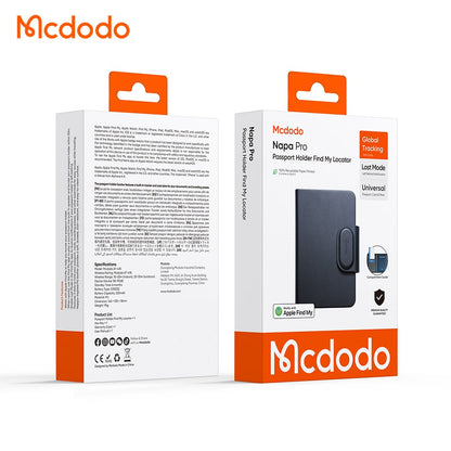 Mcdodo SmartTag Passport Napa Pro AT-4180 za iOS serijo, črna