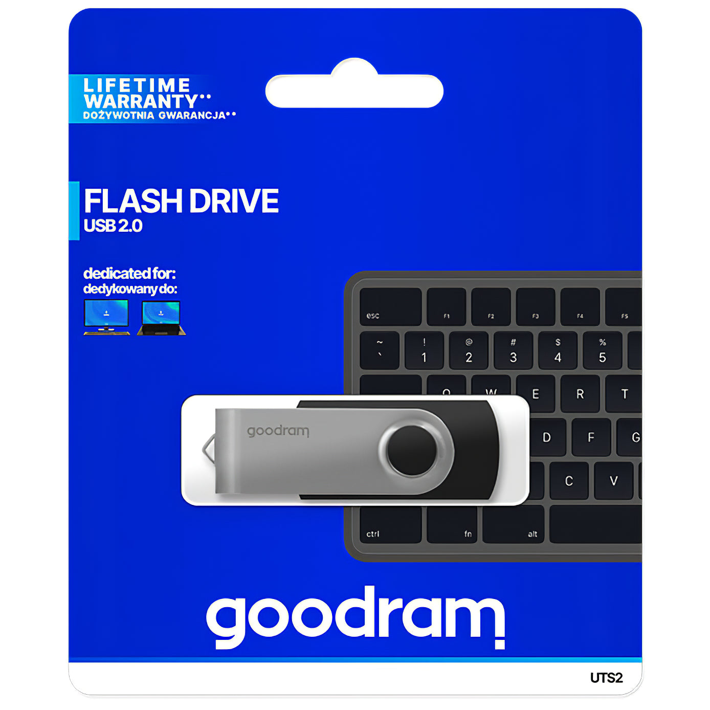 Zunanji pomnilnik USB-A GoodRam UTS2, 128Gb UTS2-1280K0R11