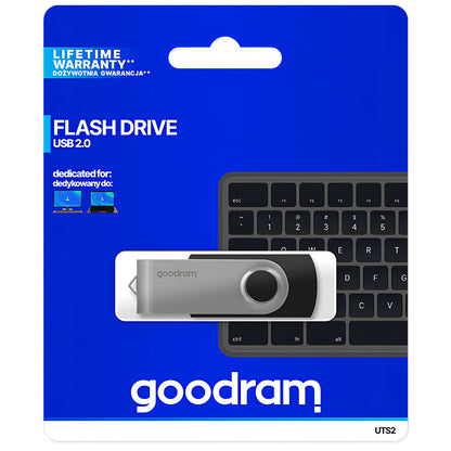Zunanji pomnilnik USB-A GoodRam UTS2, 128Gb UTS2-1280K0R11