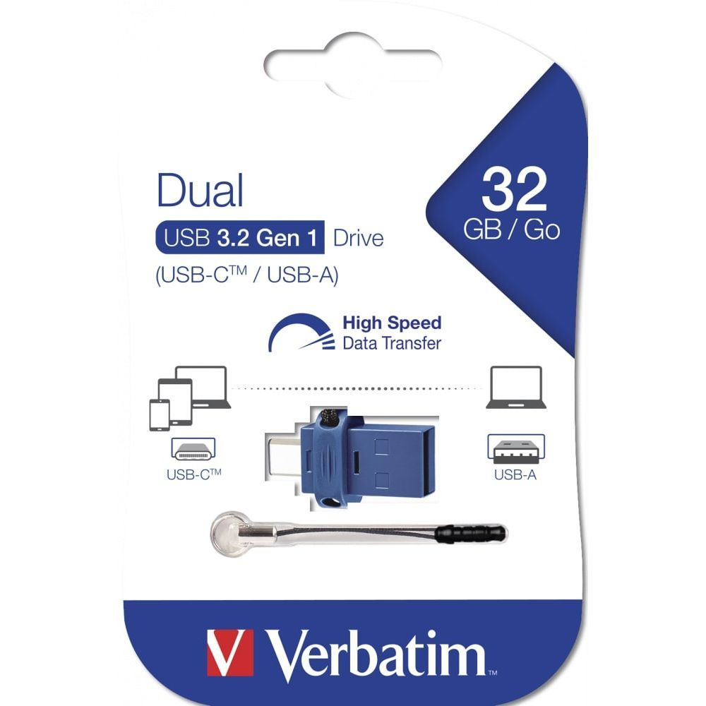 Zunanji pomnilnik USB-A 3.0 / USB-C Verbatim StoreNGo, 32Gb 49966