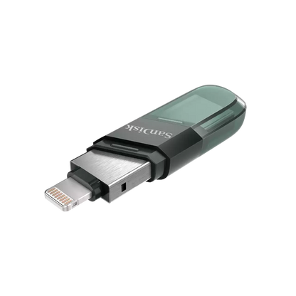Zunanji pomnilnik USB-A 3.0 / Lightning SanDisk iXpand Flip, 128Gb SDIX90N-128G-GN6NE