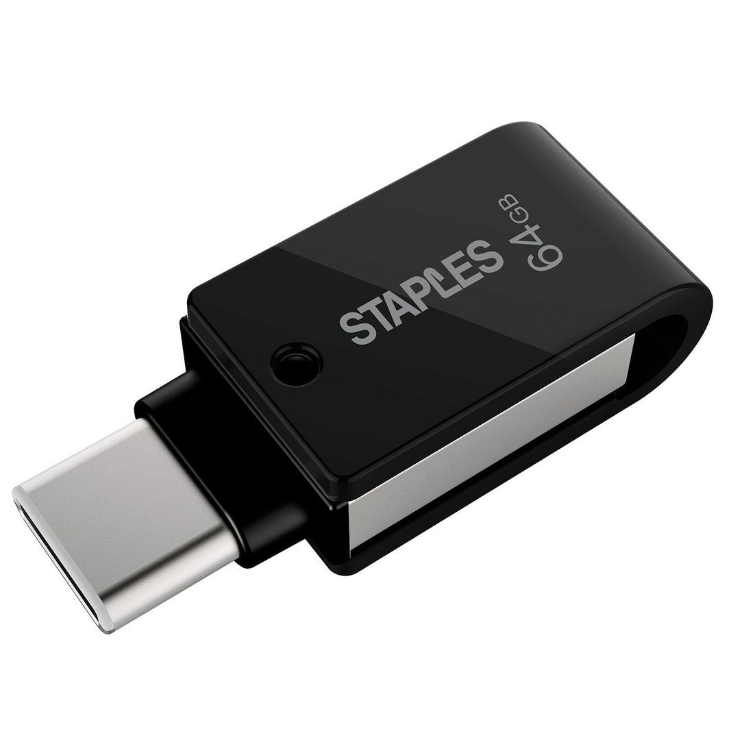 Zunanji pomnilnik USB-A 3.1 / USB-C Staples K23, 64Gb EKMMD64GK233CST