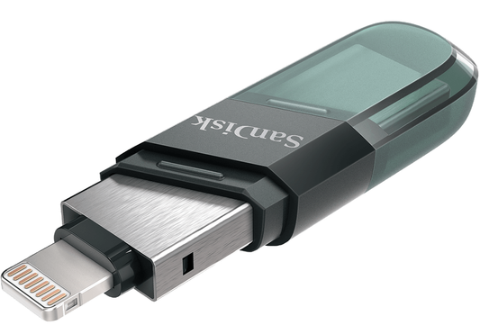 Zunanji pomnilnik USB-A 3.1 / Lightning SanDisk iXpand Flip, 64Gb SDIX90N-064G-GN6NN