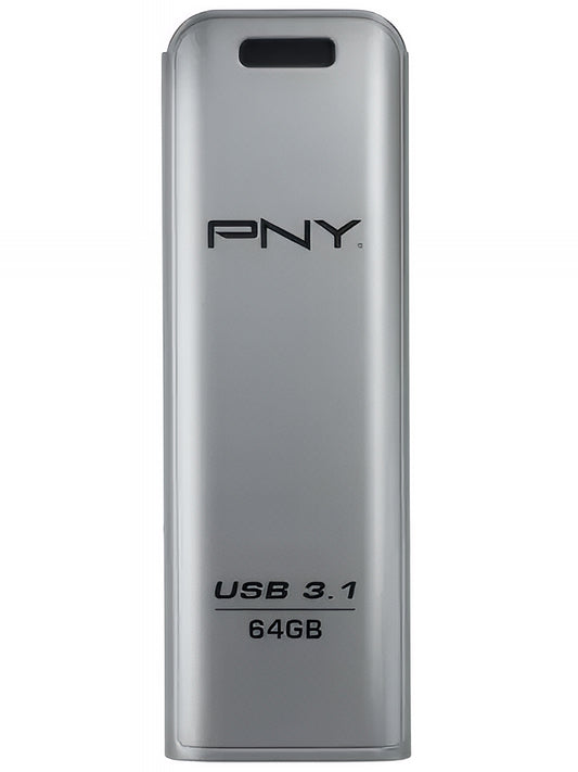 Zunanji pomnilnik USB-A 3.1 PNY Elite Steel, 64Gb FFD64GESTEEL31G-EF