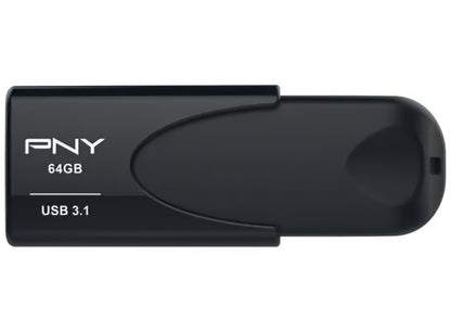 Zunanji pomnilnik USB-A 3.1 PNY Attache 4, 64Gb FD64GATT431KK-EF