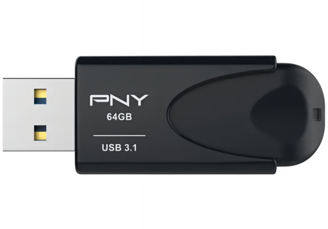 Zunanji pomnilnik USB-A 3.1 PNY Attache 4, 64Gb FD64GATT431KK-EF