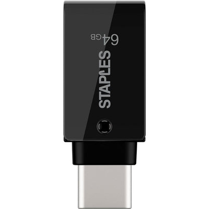 Zunanji pomnilnik USB-A 3.1 / USB-C Staples K23, 64Gb EKMMD64GK233CST