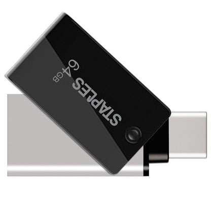 Zunanji pomnilnik USB-A 3.1 / USB-C Staples K23, 64Gb EKMMD64GK233CST