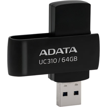 Zunanji pomnilnik USB-A 3.2 Adata UC310, 64Gb UC310-64G-RBK