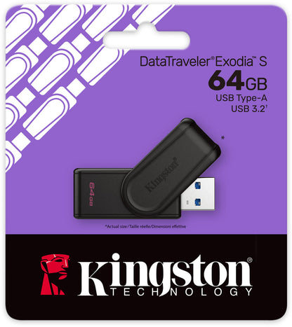 Zunanji pomnilnik USB-A 3.2 Kingston DT Exodia S, 64Gb DTXS/64GB