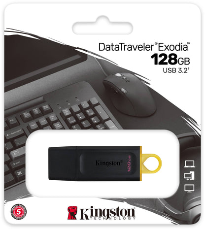Zunanji pomnilnik USB-A 3.2 Kingston DT Exodia, 128Gb DTX/128GB