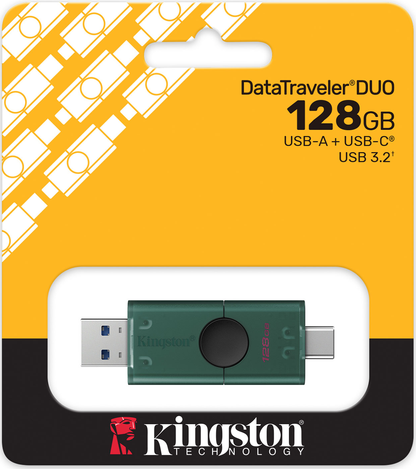 Zunanji pomnilnik USB-A 3.2 / USB-C Kingston Duo, 128Gb DTDEG2/128GB