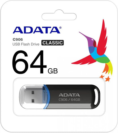 Zunanji pomnilnik USB-A Adata C906, 64Gb AC906-64G-RBK