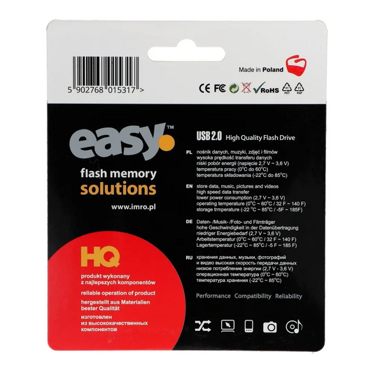 Zunanji pomnilnik USB-A Imro Easy, 128Gb