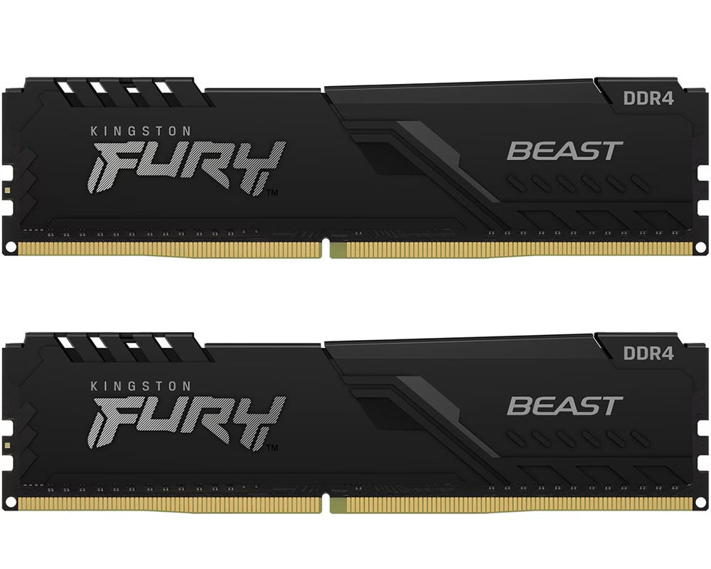 Pomnilnik RAM Kingston Fury Beast, DDR4, 2 x 16GB, 3200MHz KF432C16BBK2/32