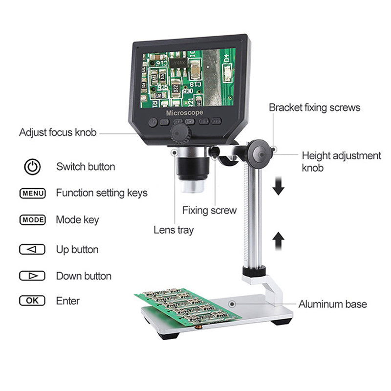 OEM Microscope, 600X, Digital 