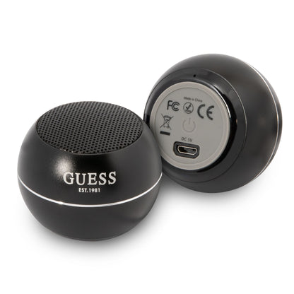 Prenosni Bluetooth zvočnik Guess, 3W, črn