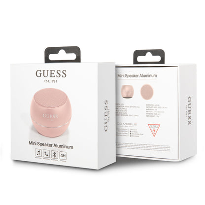 Guess Portable Bluetooth Speaker, 3W, Pink