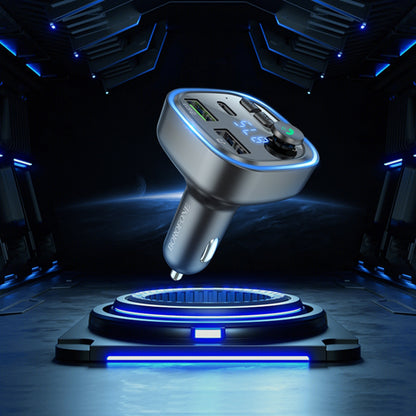 FM Bluetooth modulator Borofone BC48, 2 x USB-A - 1 x USB-C