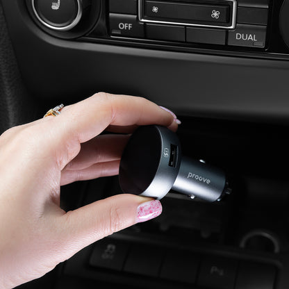 Modulator FM Bluetooth Proove, 1 x USB-A - 1 x USB-C - 1 x microSD FMSS30110003