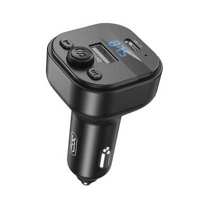 FM Bluetooth modulator XO Design BCC18, 1 x USB-A - 1 x USB-C