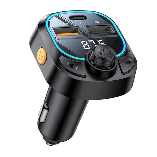 FM modulator Bluetooth Yesido Y70, 2 x USB-A - 1 x USB-C