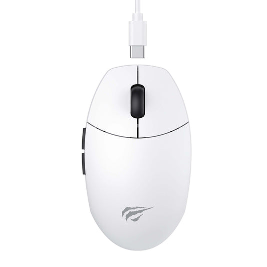 HAVIT MS1039W Wireless Gaming Mouse, 800DPI - 7400DPI, White
