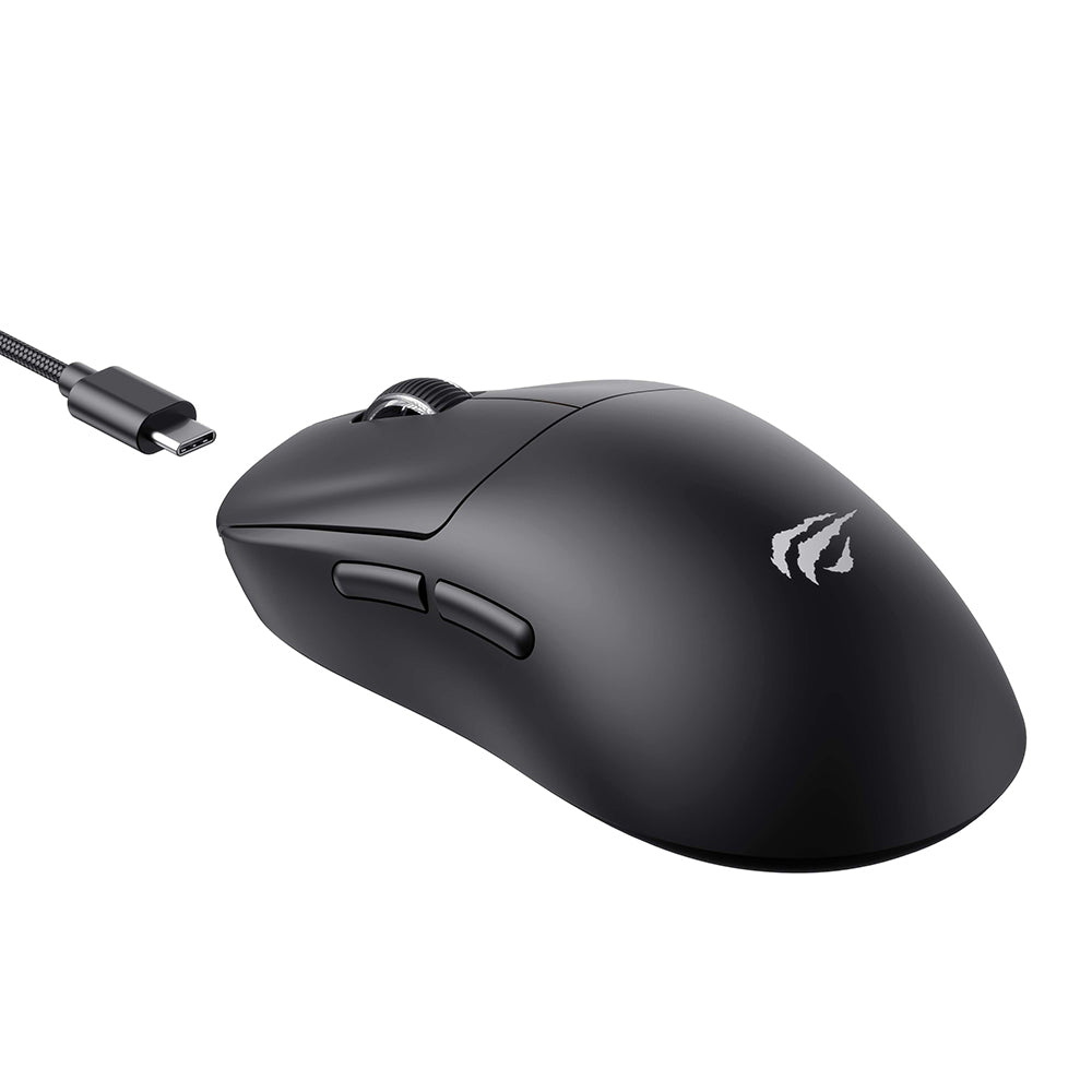 Brezžična igralna miška HAVIT MS970WB Pro, 800DPI - 12000DPI, BT / Wi-Fi / Žična, Črna