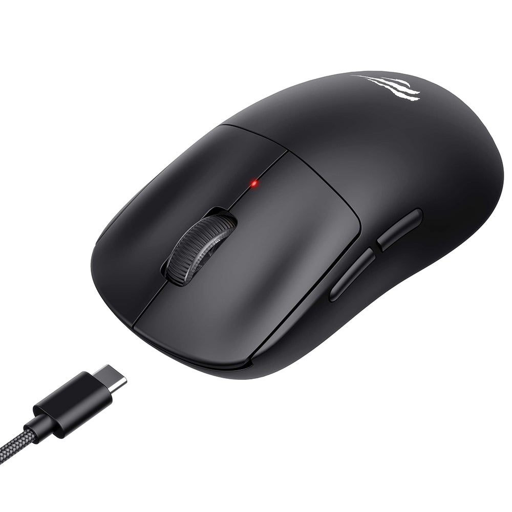 Brezžična igralna miška HAVIT MS970WB Pro, 800DPI - 12000DPI, BT / Wi-Fi / Žična, Črna