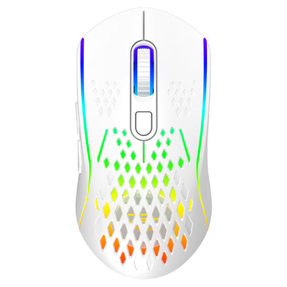 Brezžična igralna miška Proove Buzz, RGB, 800DPI - 4800DPI, Bela WMBU00022402