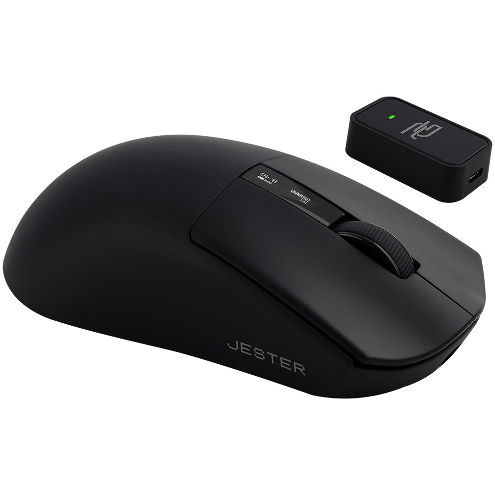 Brezžična igralna miška Proove Jester, 800DPI - 26000DPI, OLED zaslon, Črna WMJS00022001