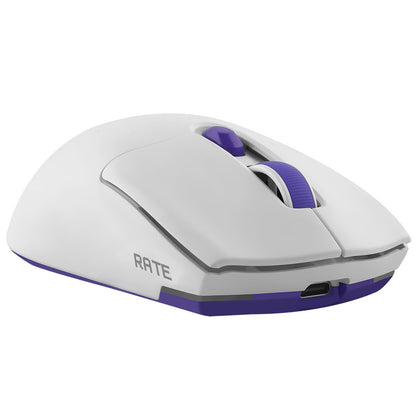 Brezžična igralna miška Proove Rate Special Edition, 800DPI - 12000DPI, Bela CMRTWRS03002