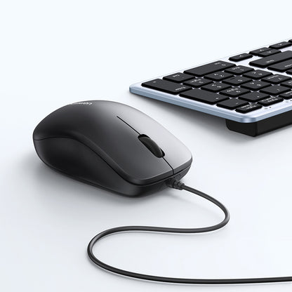 Miška Wired USB UGREEN MU007, 1200DPI, 1.5m, Črna