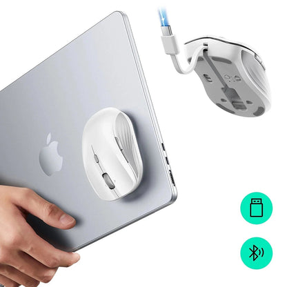 Brezžična miška ESR MagMouse, 800DPI - 4800DPI, Bela