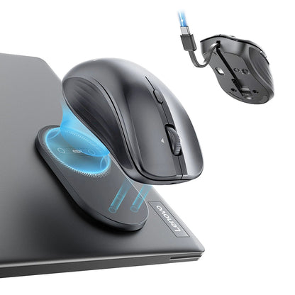 Brezžična miška ESR MagMouse, 800DPI - 4800DPI, Siva