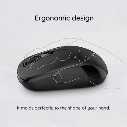 HAVIT MS626GT Wireless Mouse, 1200DPI, Black Red