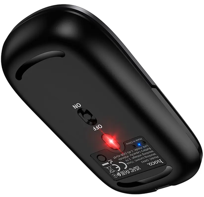 Brezžična miška HOCO GM43, 1600DPI, BT / Wi-Fi, Siva