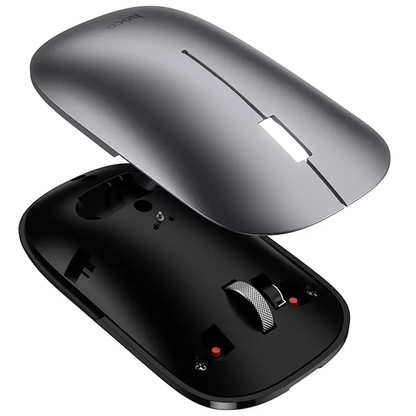 Brezžična miška HOCO GM43, 1600DPI, BT / Wi-Fi, Siva
