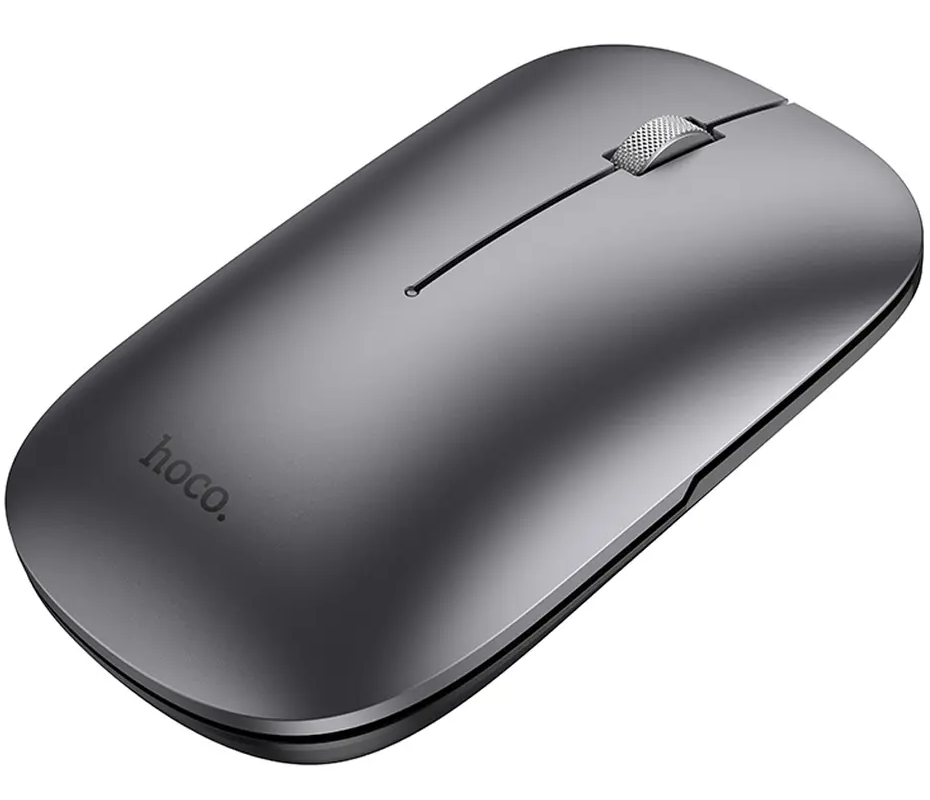 Brezžična miška HOCO GM43, 1600DPI, BT / Wi-Fi, Siva