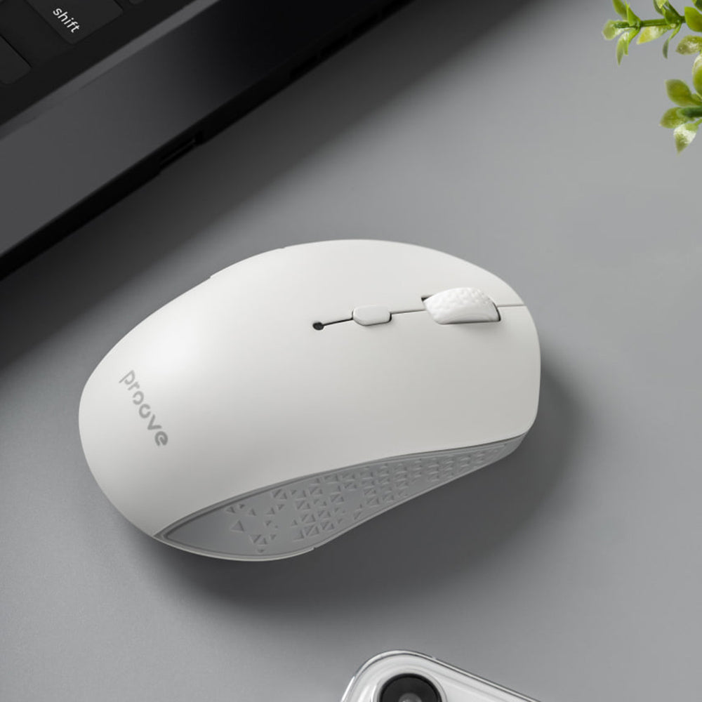 Brezžična miška Proove Sweeper, 800DPI - 1600DPI, BT / Wi-Fi, črna WMSW00011001