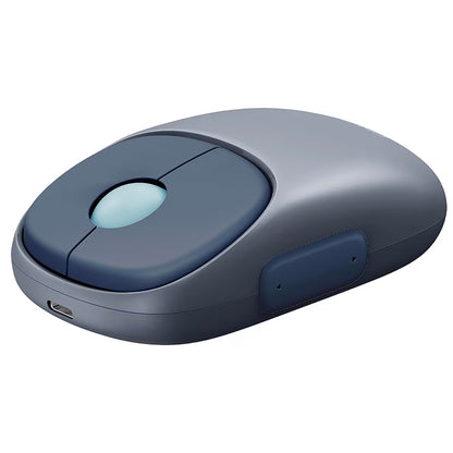 Brezžična miška UGREEN MU102 FUN+, 4000DPI, BT / Wi-Fi, Modra