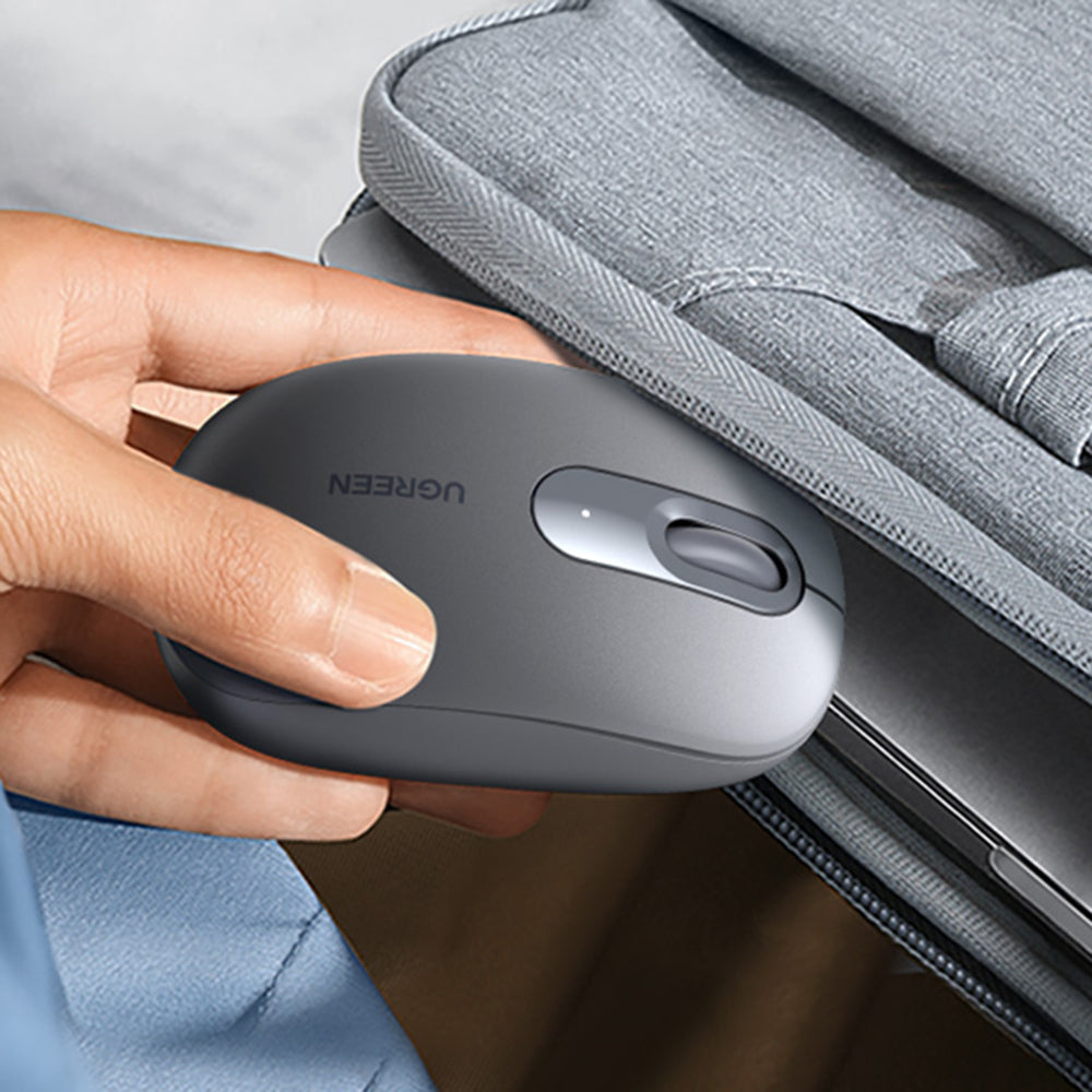 Brezžična miška UGREEN MU105, 2400DPI, Siva