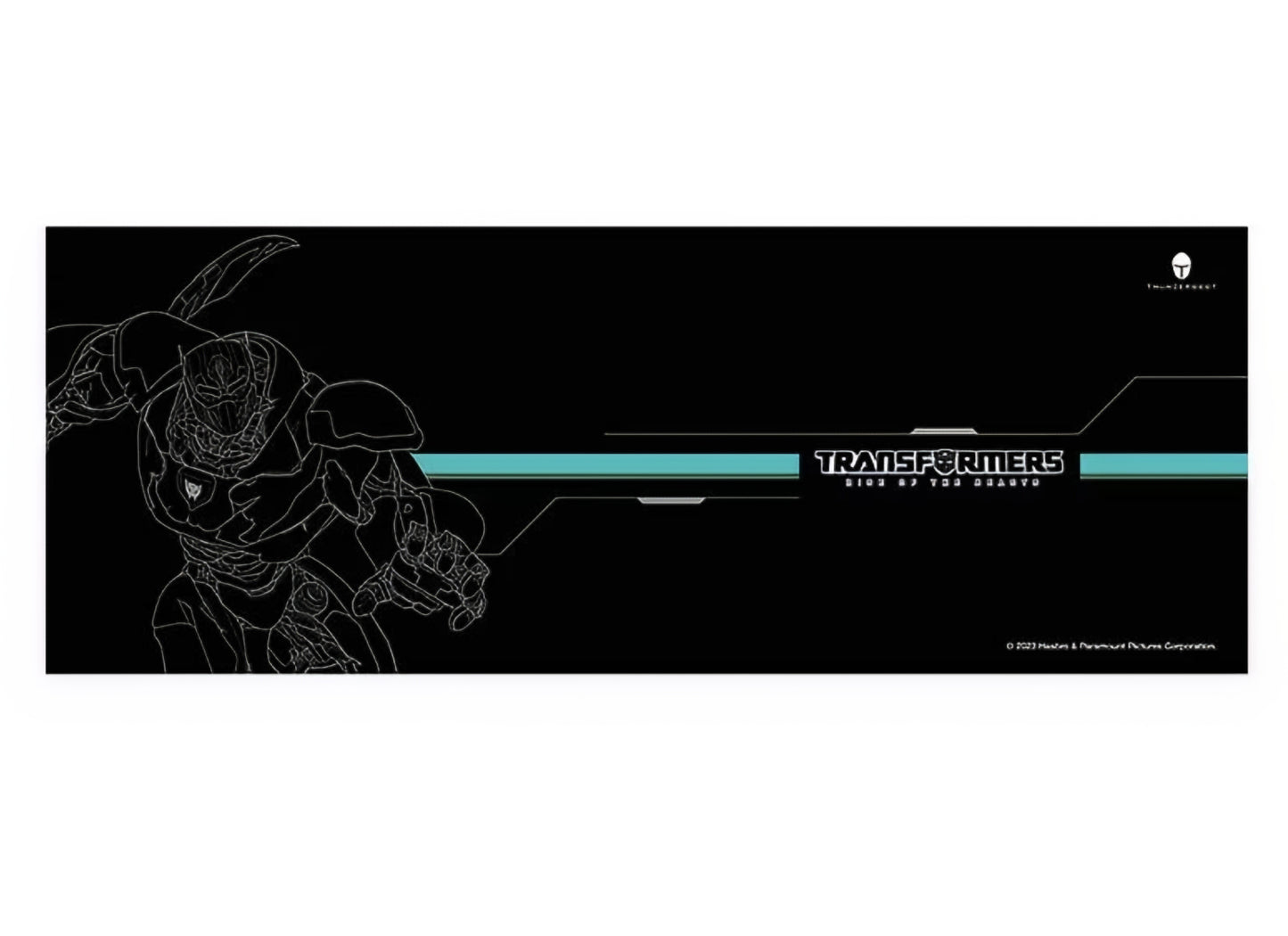 Gaming podloga za miško Thunderobot P1-950 TF, 950mm x 350mm x 3mm, Črna