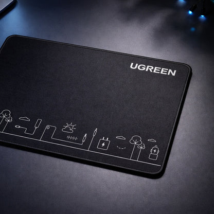 Igralna podloga za miško UGREEN CY016, 260mm x 200mm x 4mm, črna