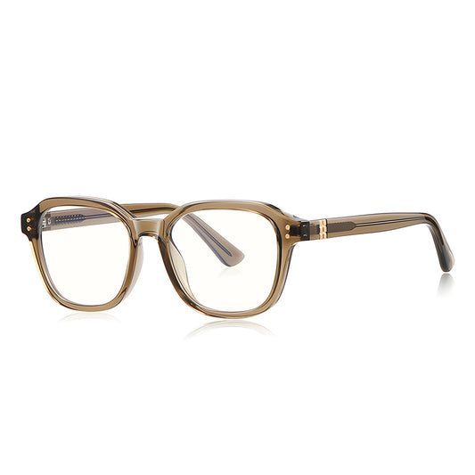 Računalniška očala za moške Techsuit 2227, proti modri svetlobi, svetlo rjava