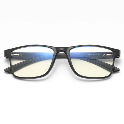 Men's Techsuit F2388 Computer Glasses, Anti-Blue Light, Black