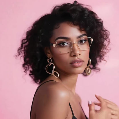 Očala za računalnik Techsuit 3162 za dame, proti modri svetlobi, zlate