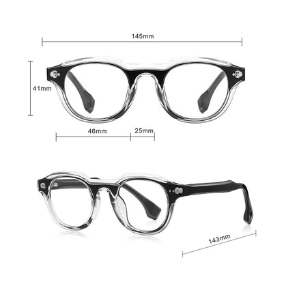 Ženske računalniške očala Techsuit LS088, proti modri svetlobi, črni gradient