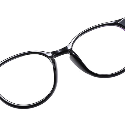 Techsuit PC28003-C1 Women's Computer Glasses, Anti-Blue Light, Black