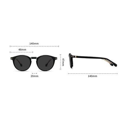 Men's Techsuit 31235 Sunglasses, Polarized, Black Yellow